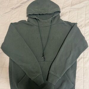 YoungLA Dark Green Hoodie – Men’s S – Streetwear / Gym – Minimal Logo